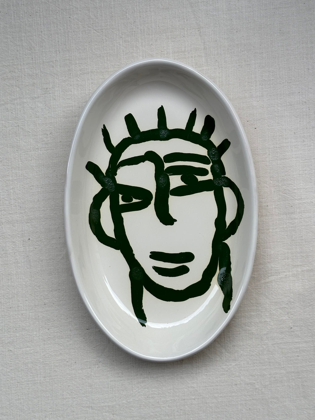 Piatto Ovale Ritratto 'CIRObyCiro'